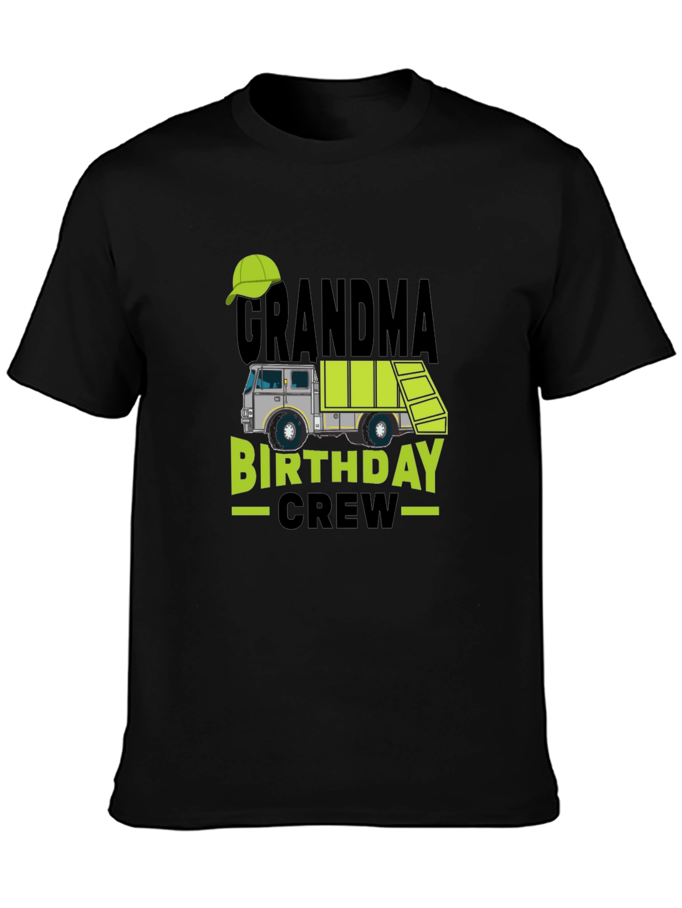 Grandma Birthday Crew T-Shirt Novelty Graphic Tee