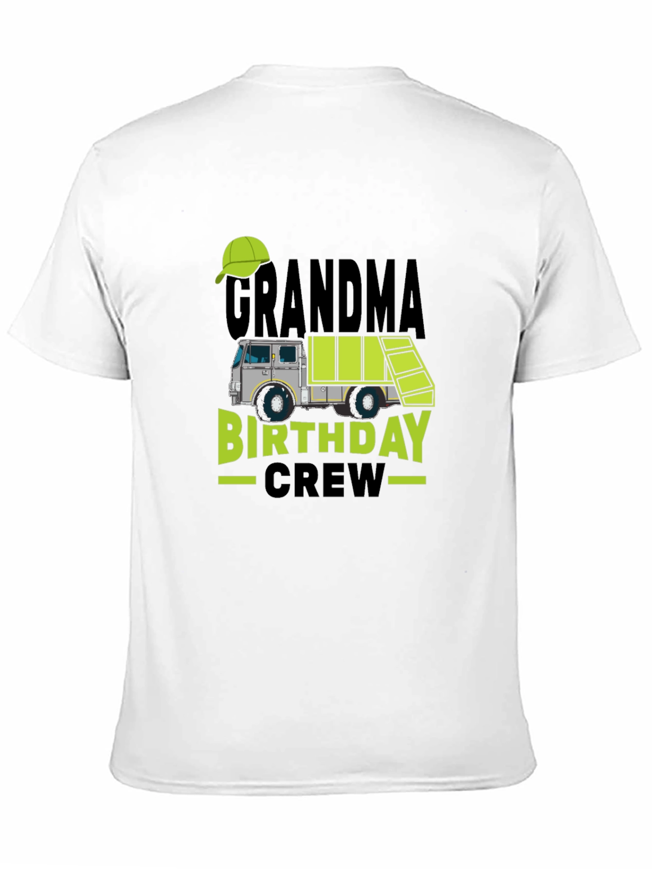 Grandma Birthday Crew T-Shirt Novelty Graphic Tee