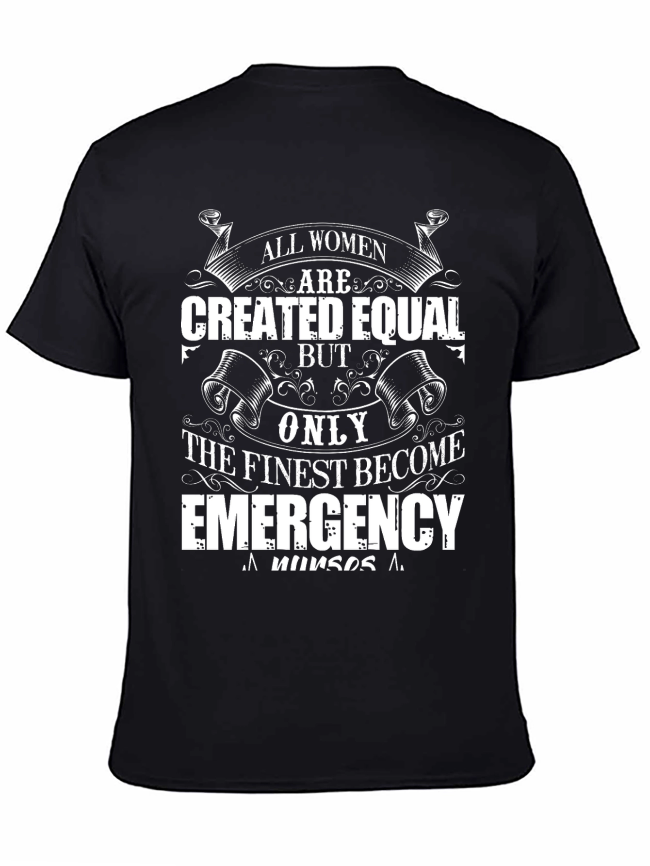 Emergency Nurse Womens Graphic Tee