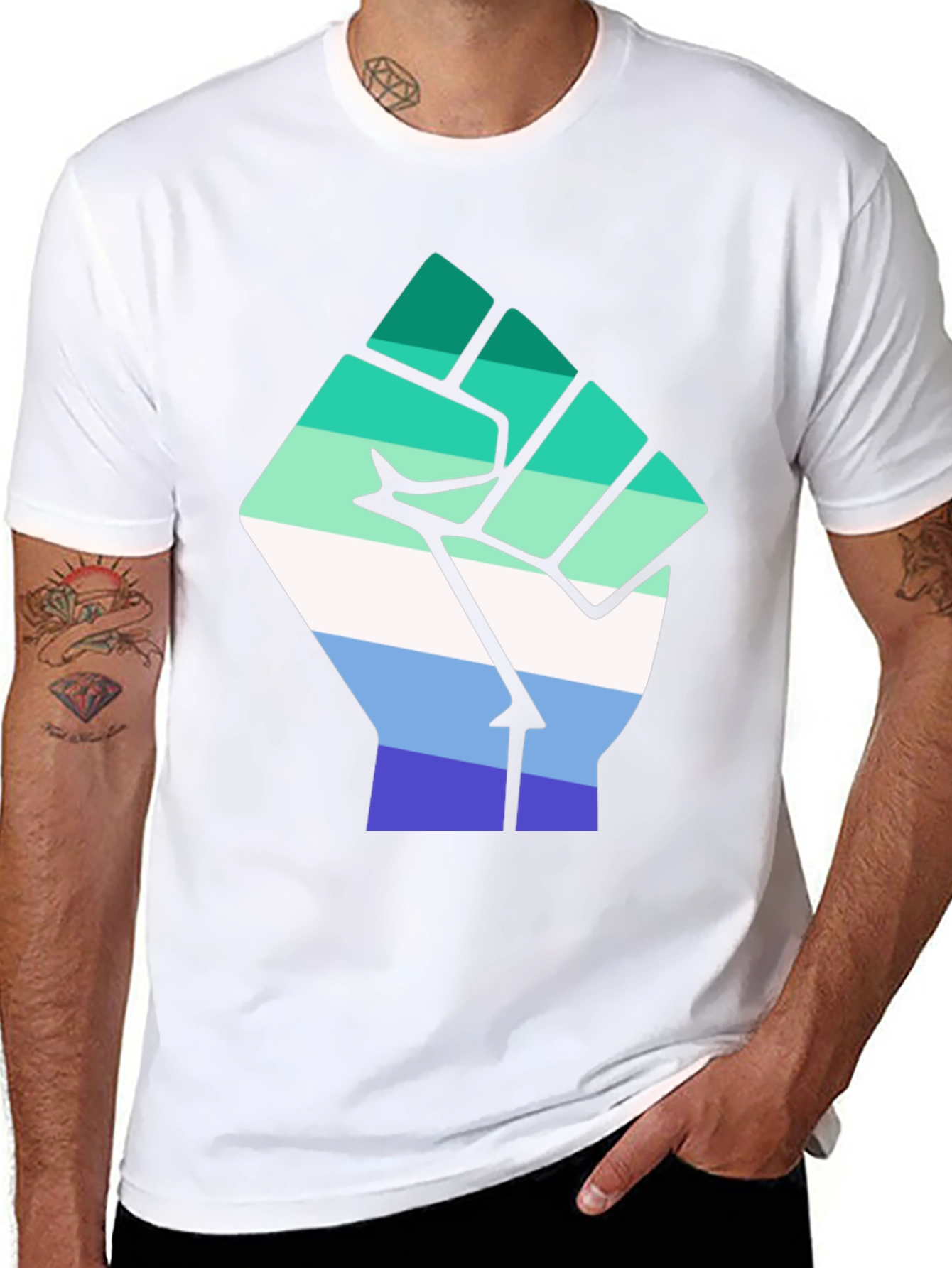 LGBTQ+ Pride Fist T-Shirt