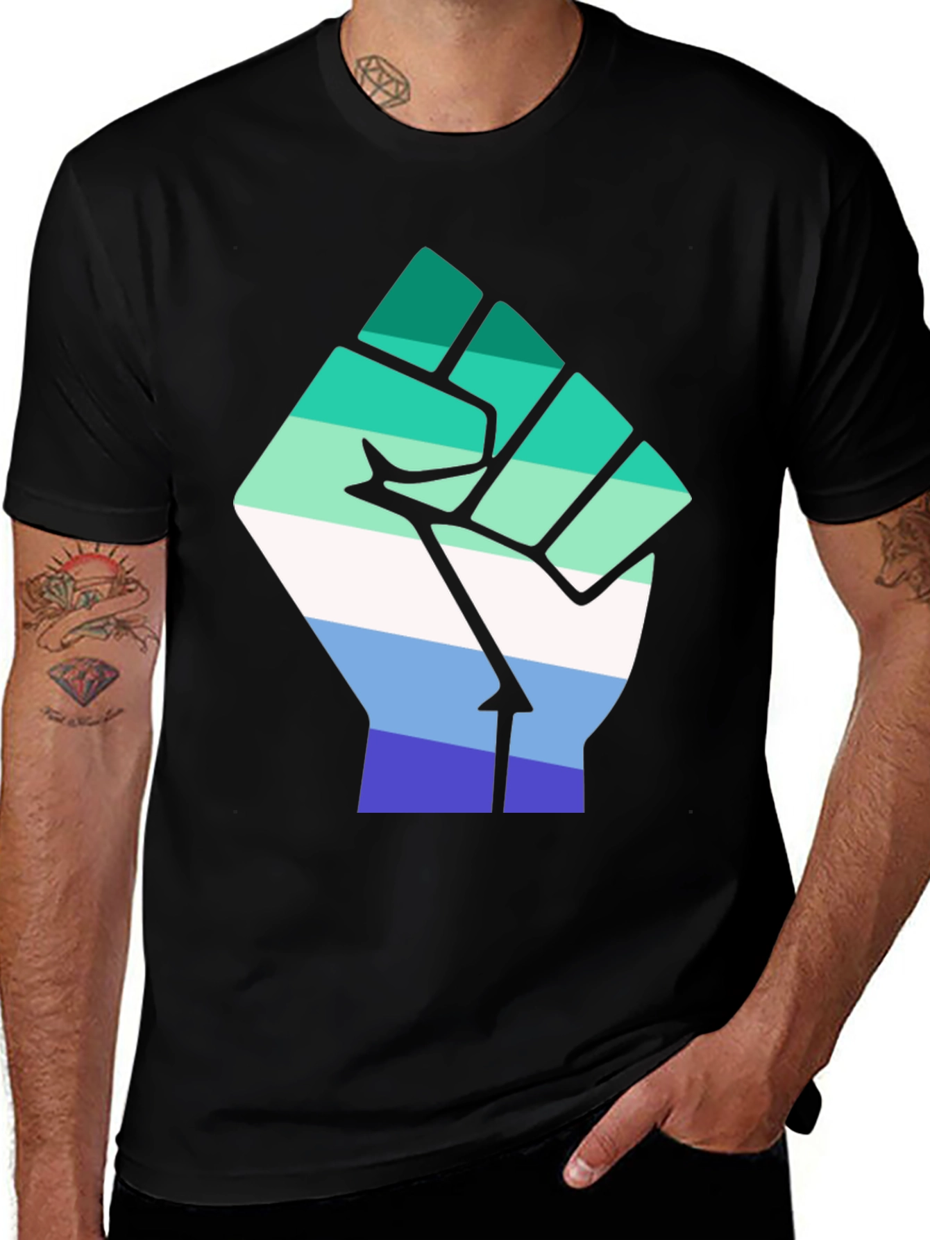 LGBTQ+ Pride Fist T-Shirt