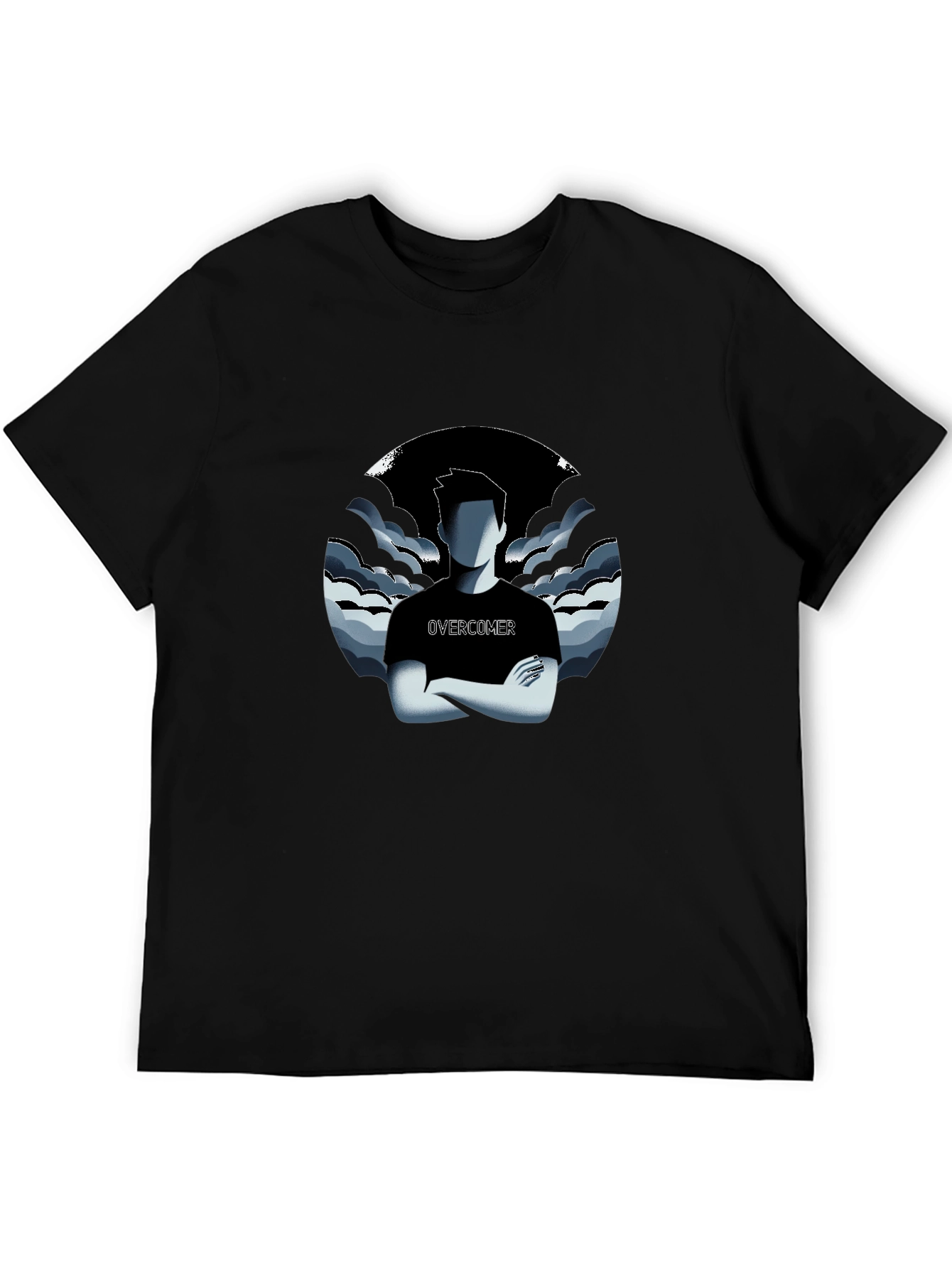 Overcomer Graphic Print T-Shirt