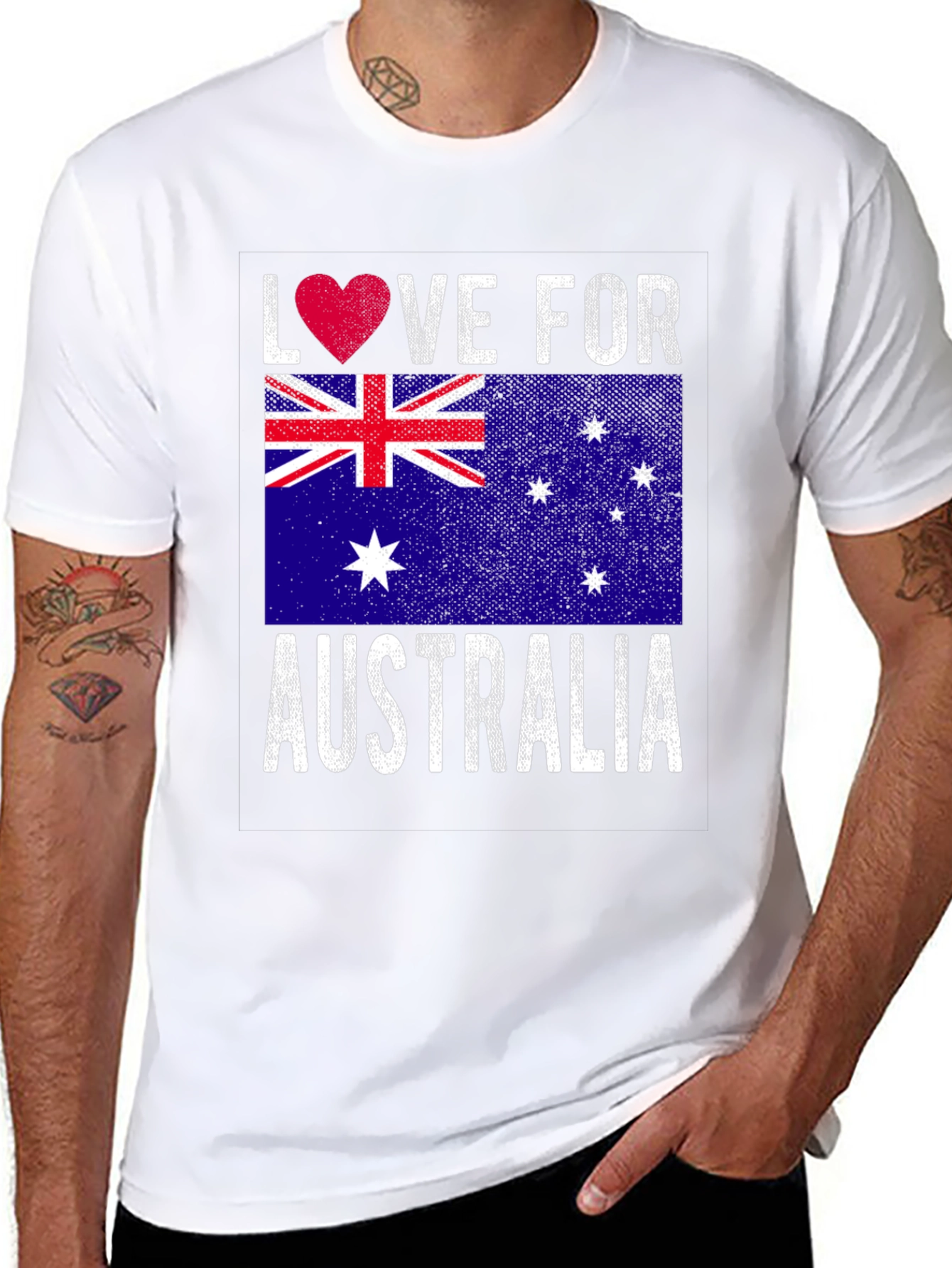 Love Australia Flag T-Shirt