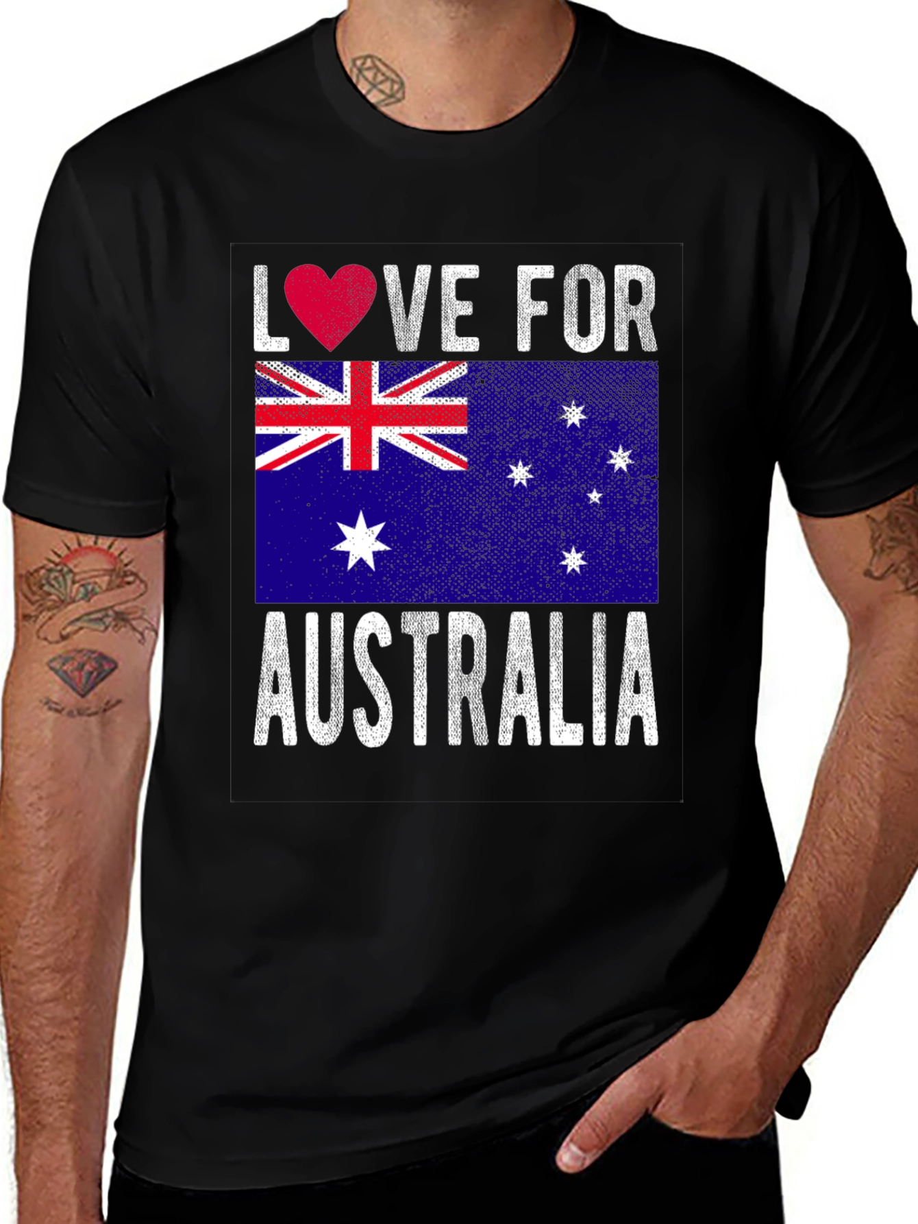 Love Australia Flag T-Shirt