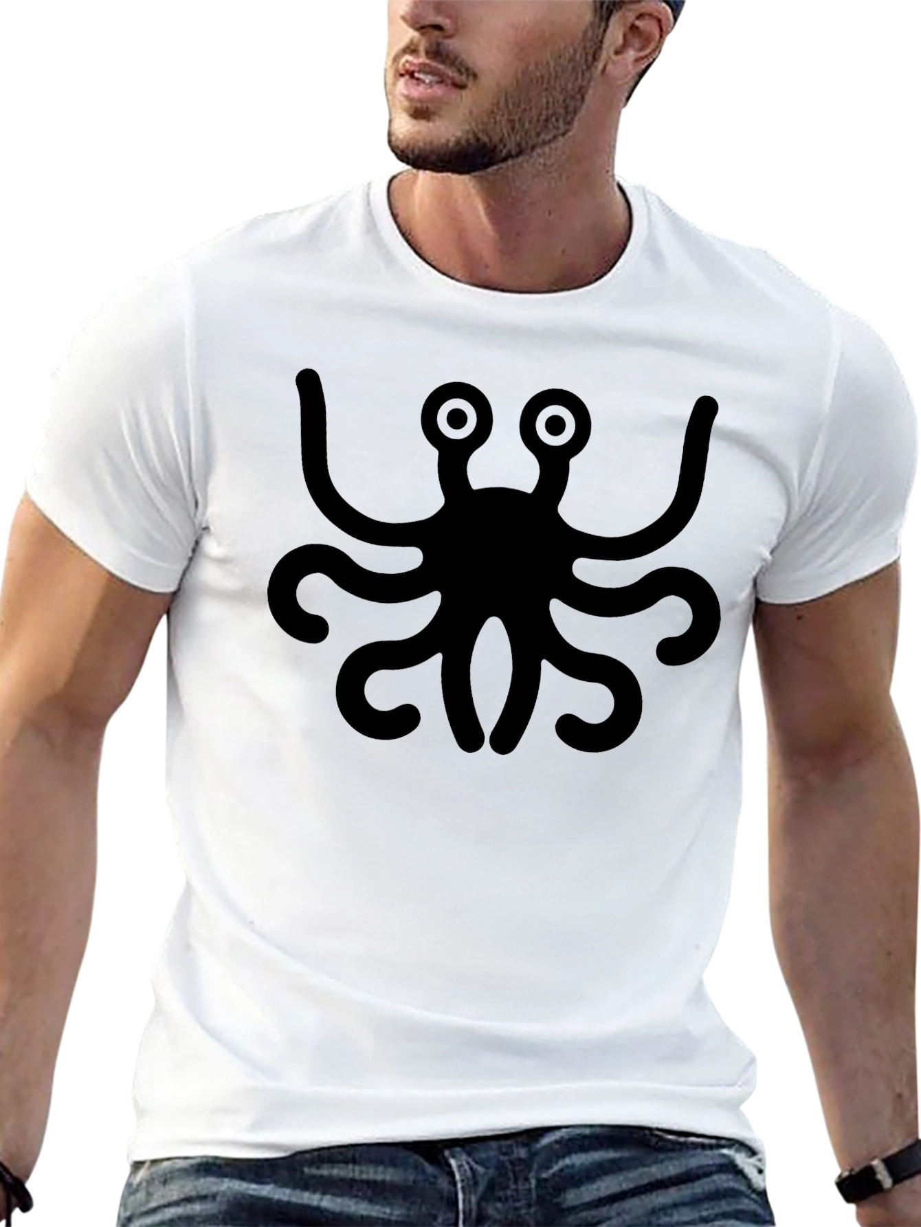 Flying Spaghetti Monster T-Shirt - Black Graphic Tee
