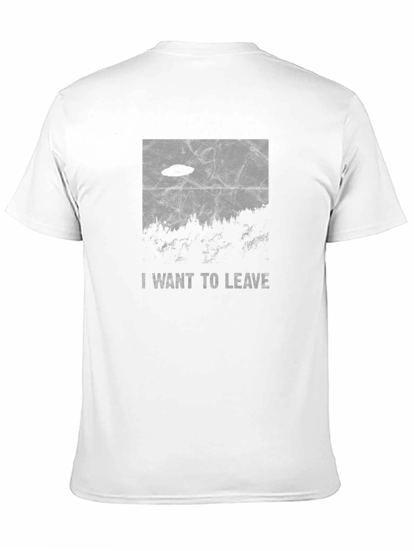 I Want To Leave UFO Graphic T-Shirt