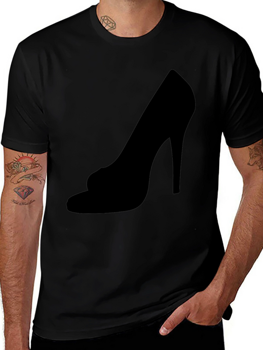 High Heel Silhouette Black T-Shirt