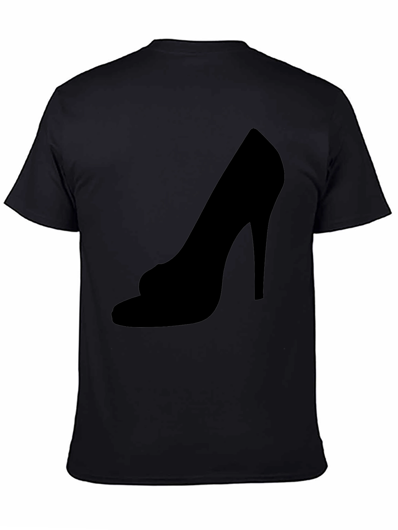 High Heel Silhouette Black T-Shirt