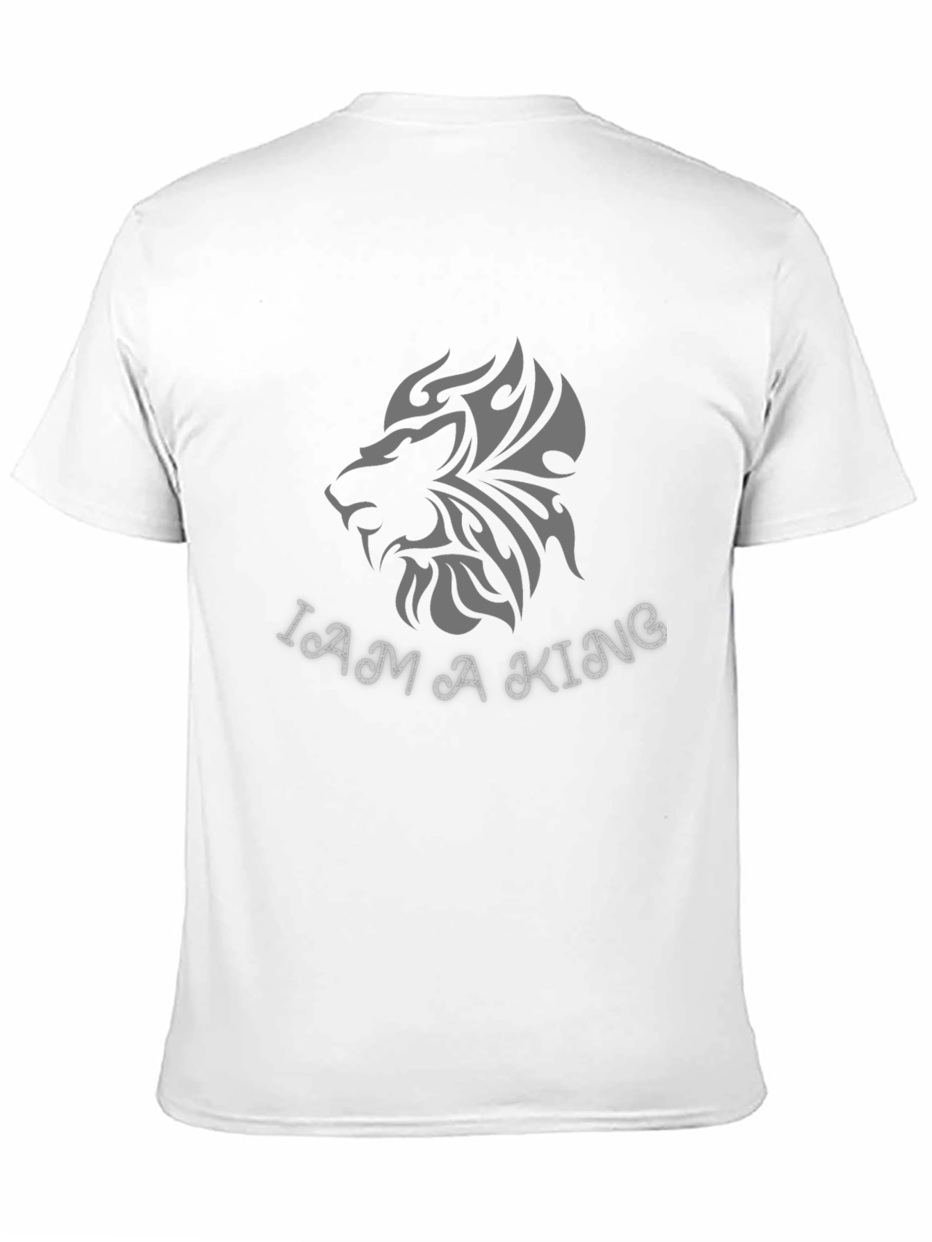 I Am A King T-Shirt Lion Graphic Tee