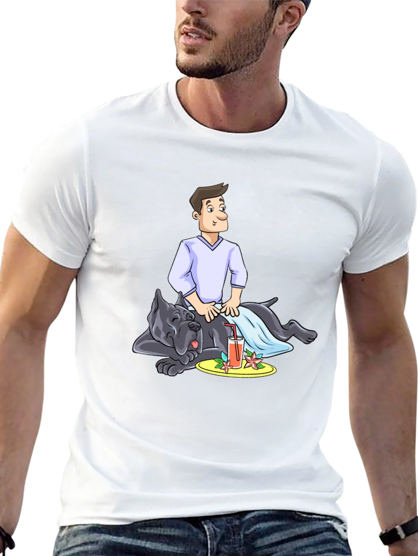 Relaxed Dog Massage T-Shirt