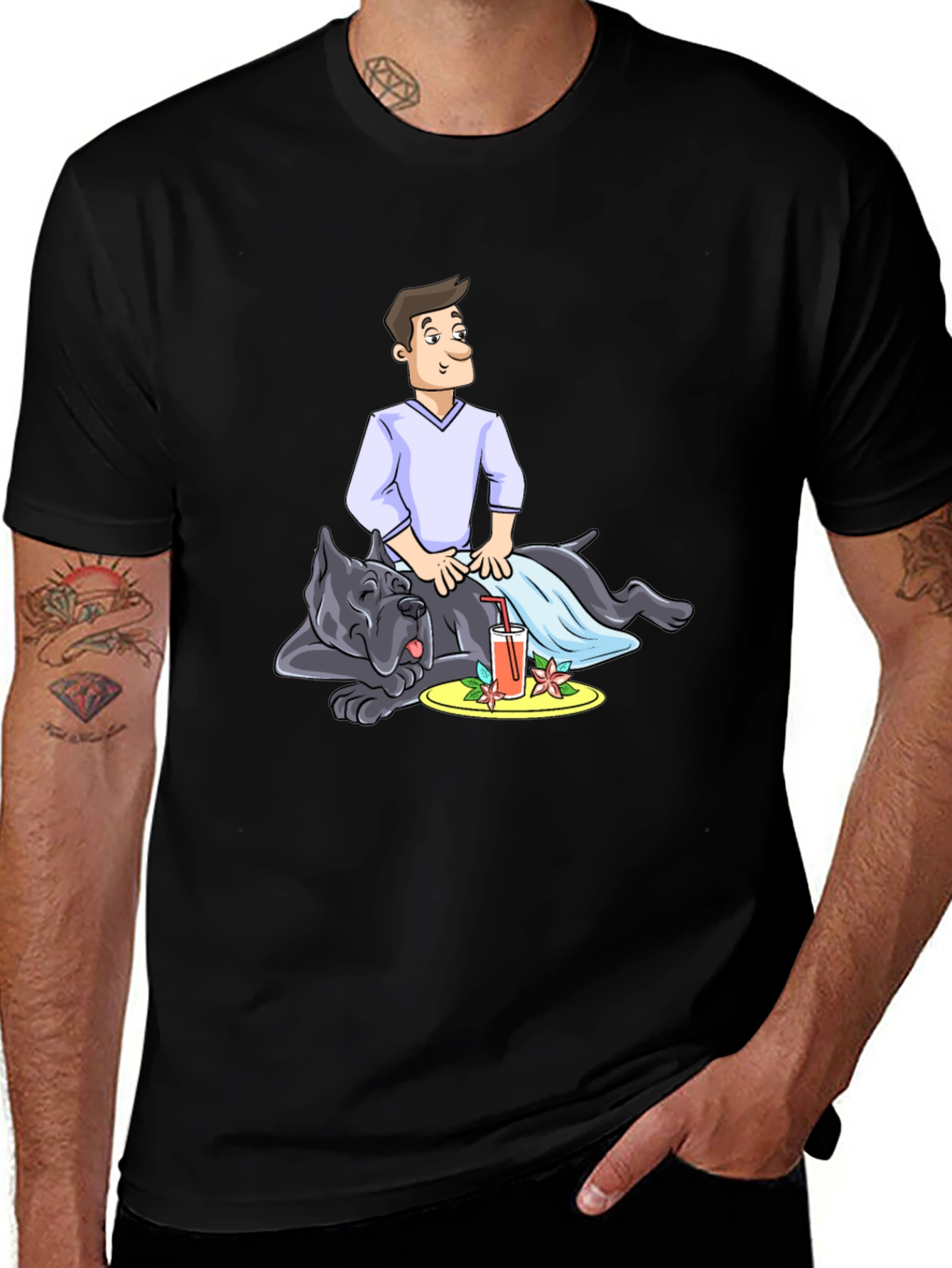 Relaxed Dog Massage T-Shirt