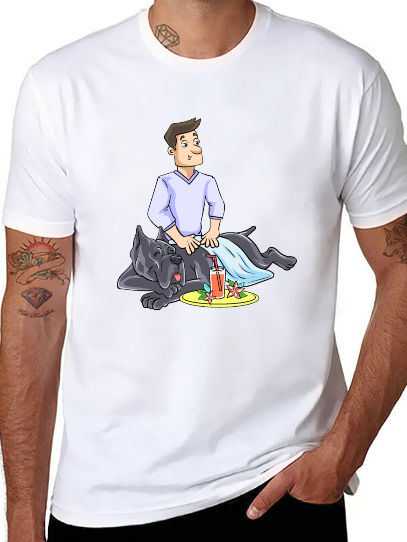 Relaxed Dog Massage T-Shirt