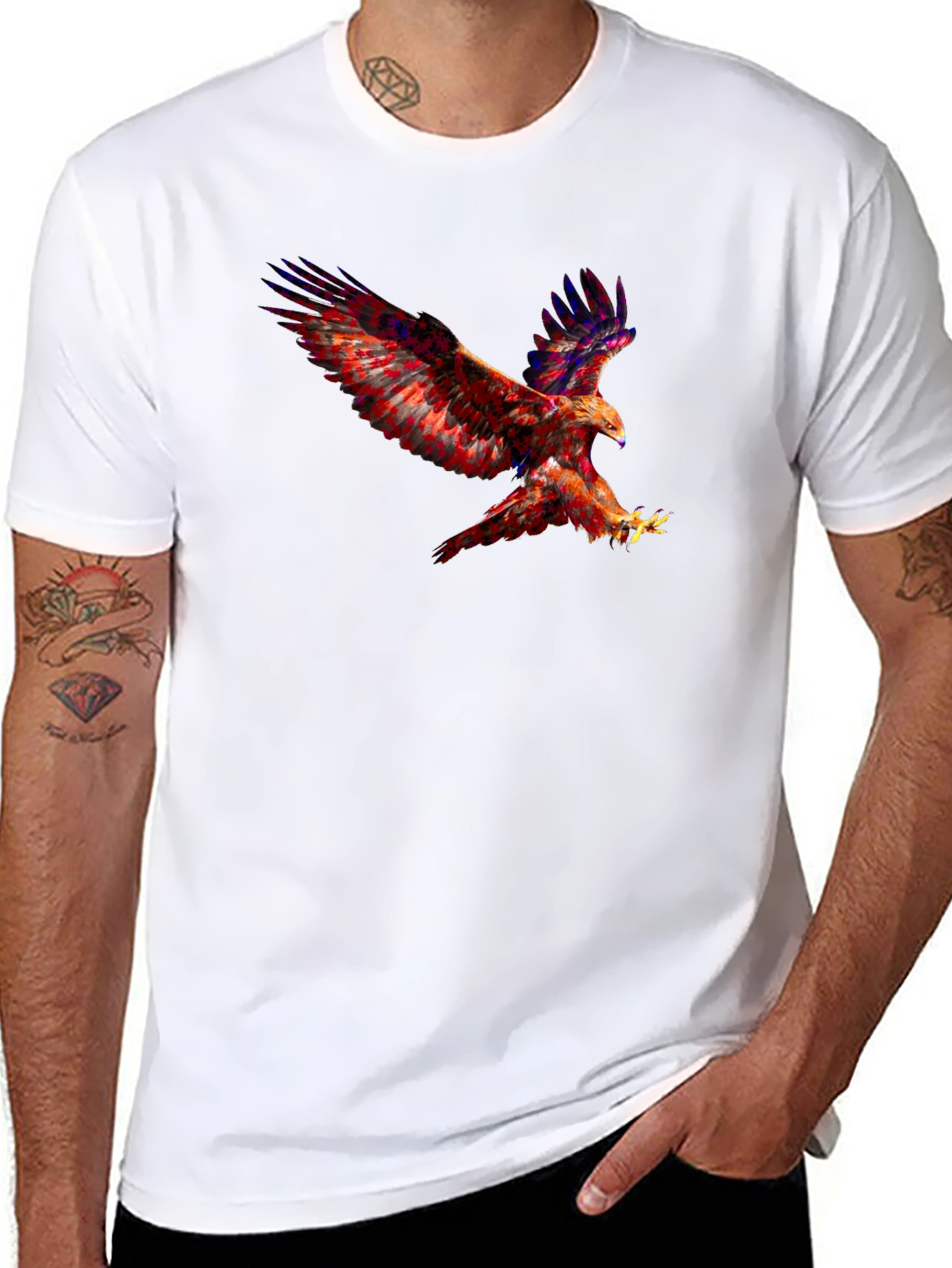 Eagle Graphic T-Shirt - Mens Fashion Tee