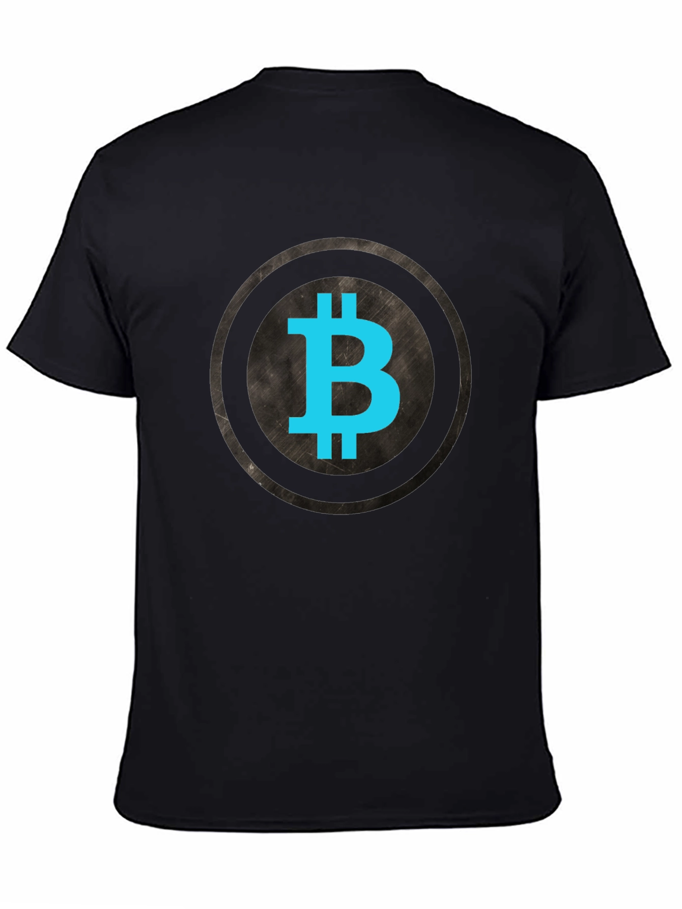 Bitcoin Symbol Graphic Tee - Black