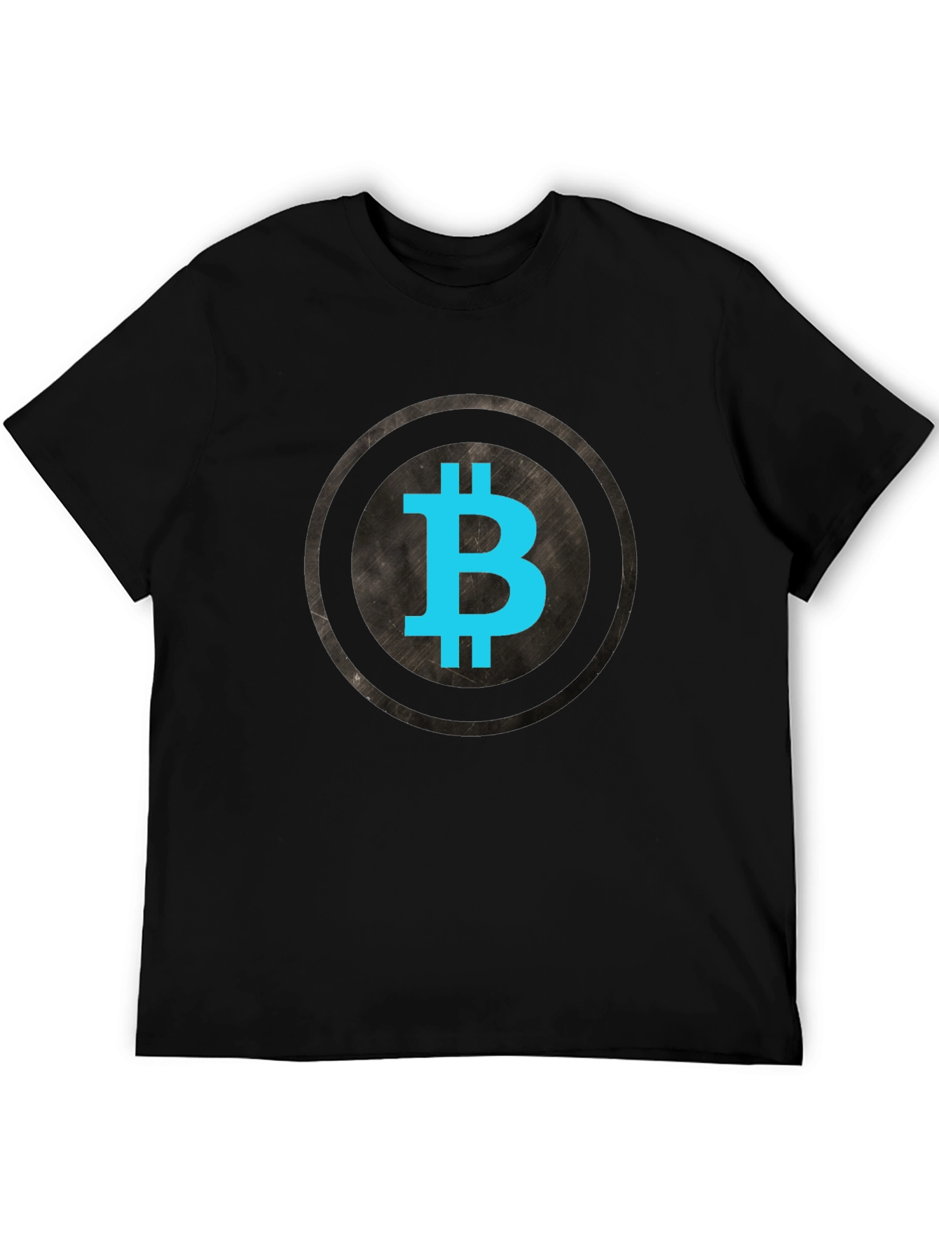 Bitcoin Symbol Graphic Tee - Black