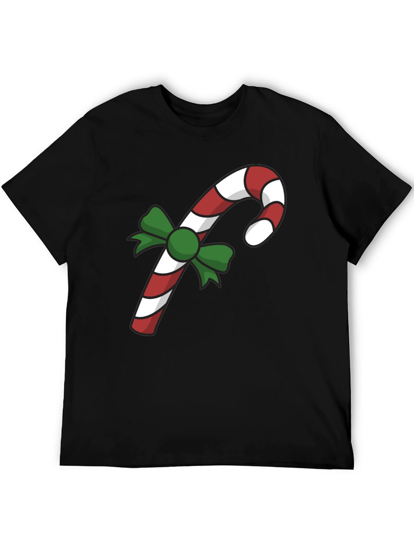 Festive Candy Cane T-Shirt - Holiday Cheer