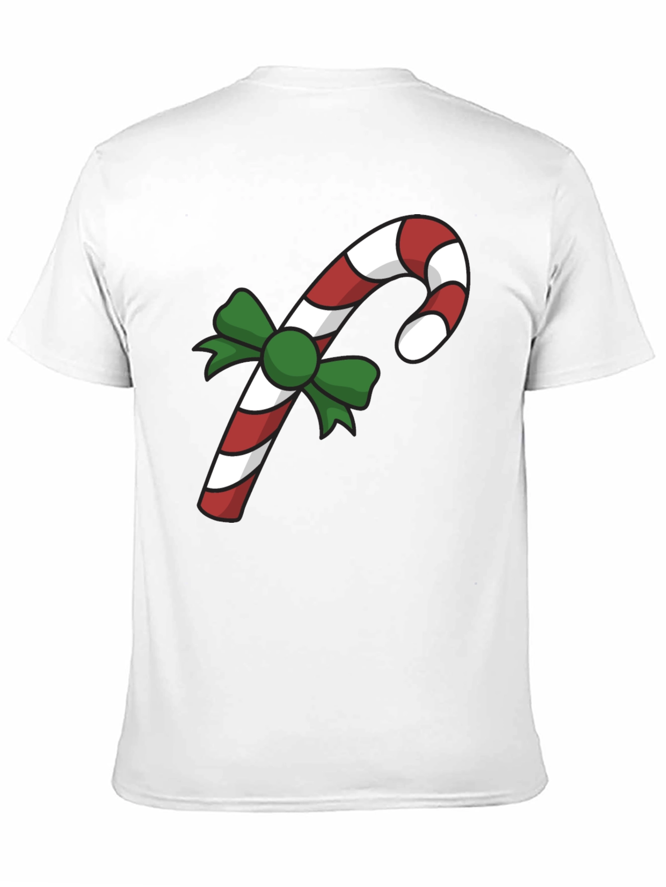 Festive Candy Cane T-Shirt - Holiday Cheer