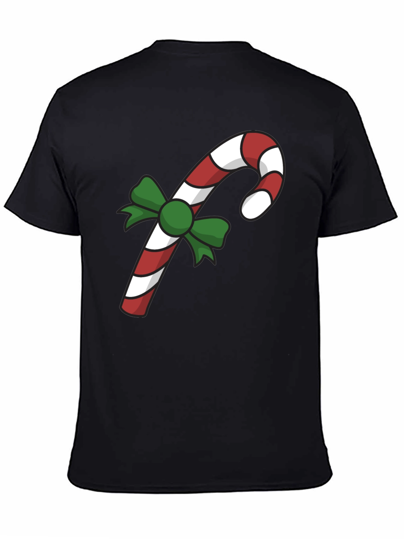 Festive Candy Cane T-Shirt - Holiday Cheer