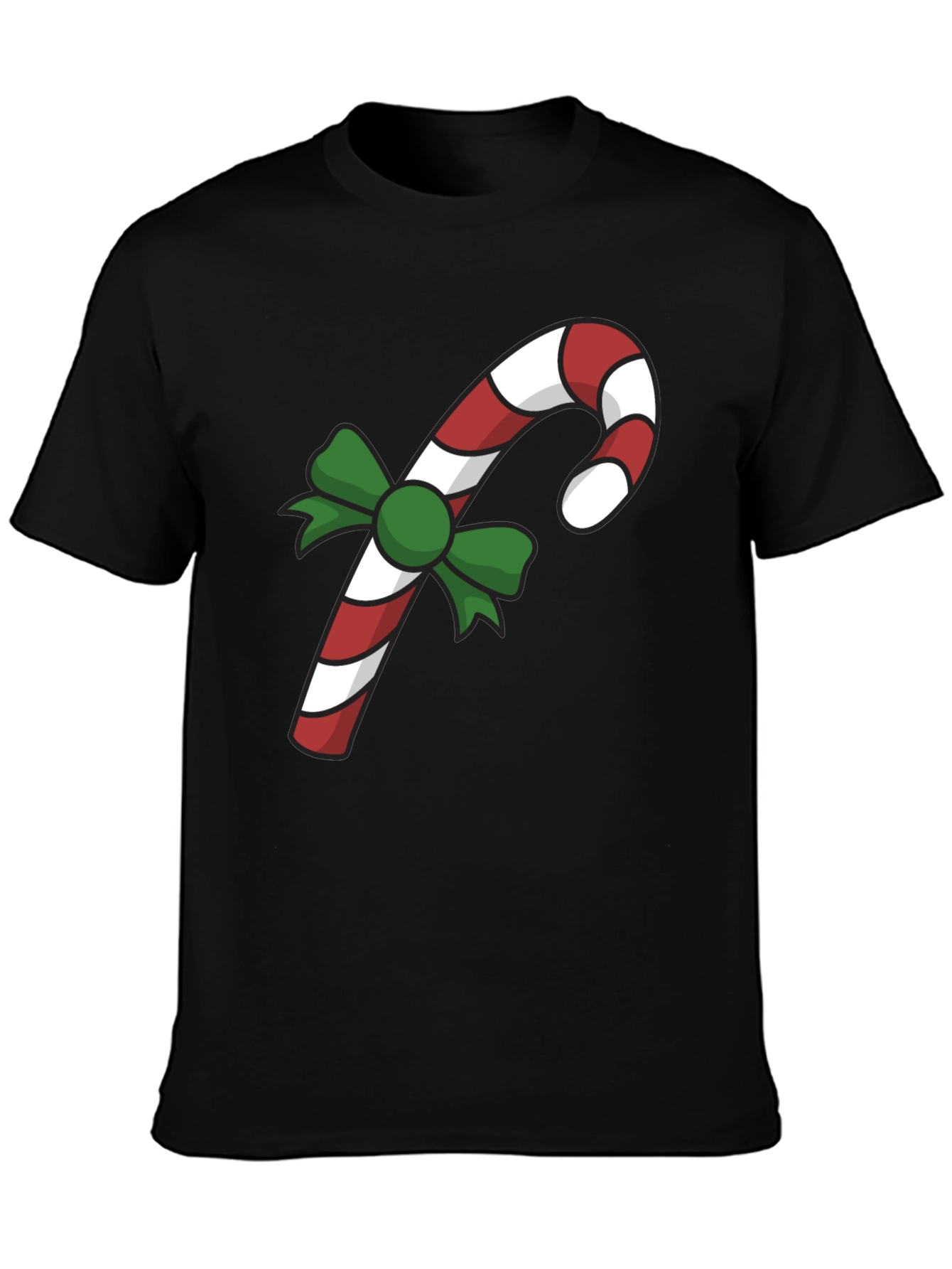Festive Candy Cane T-Shirt - Holiday Cheer