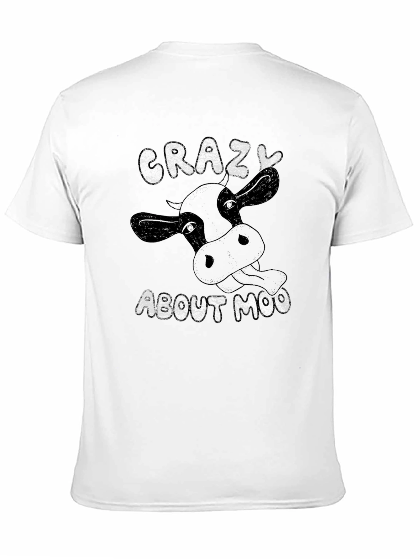 Crazy About Moo Black T-Shirt