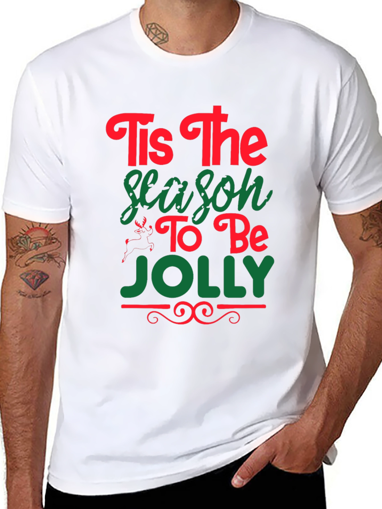Tis The Season To Be Jolly Christmas T-Shirt
