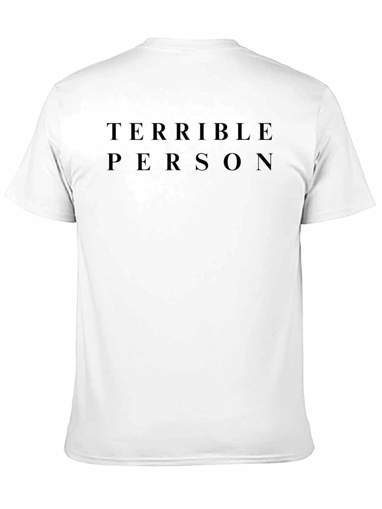 Terrible Person Black Graphic Tee - Mens