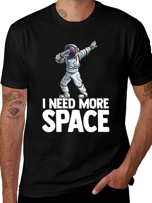 I Need More Space Black T-Shirt