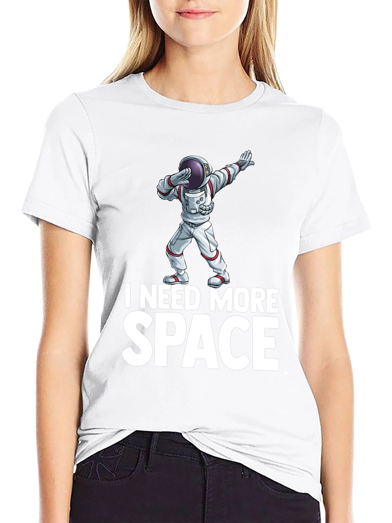I Need More Space Black T-Shirt