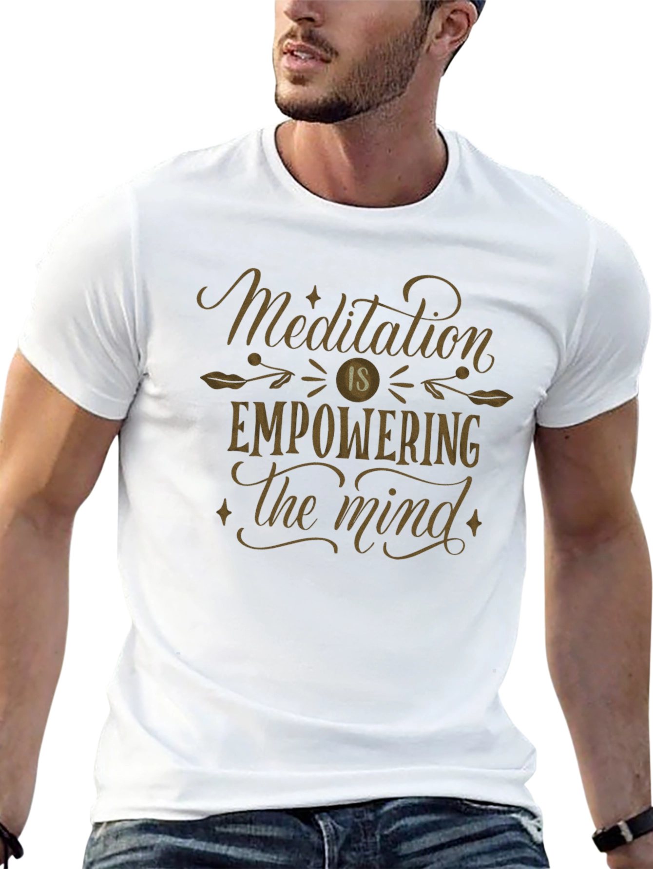 Meditation Empowering Mind Graphic T-Shirt