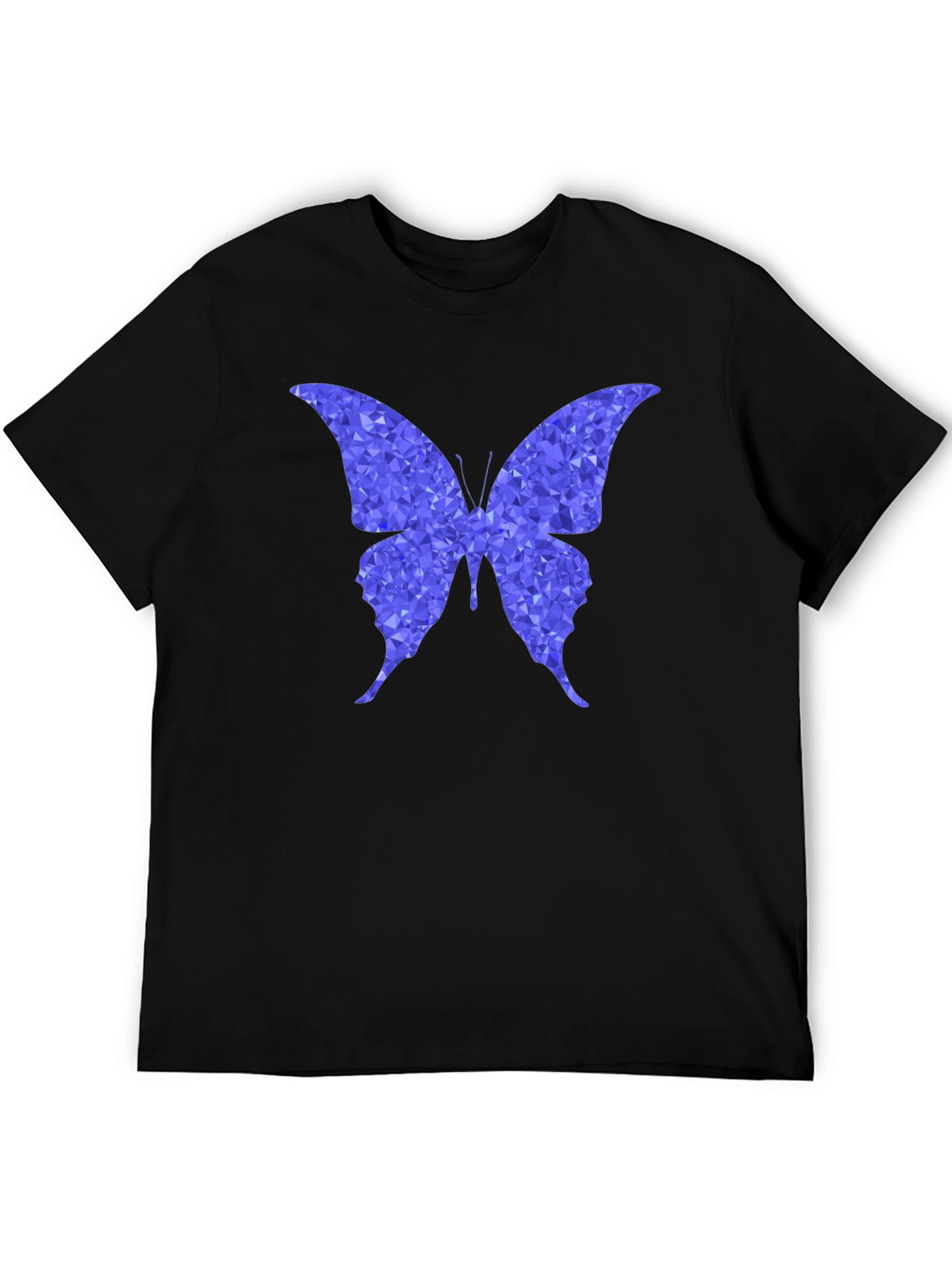Geometric Butterfly Graphic T-Shirt - Stylish Mens Tee
