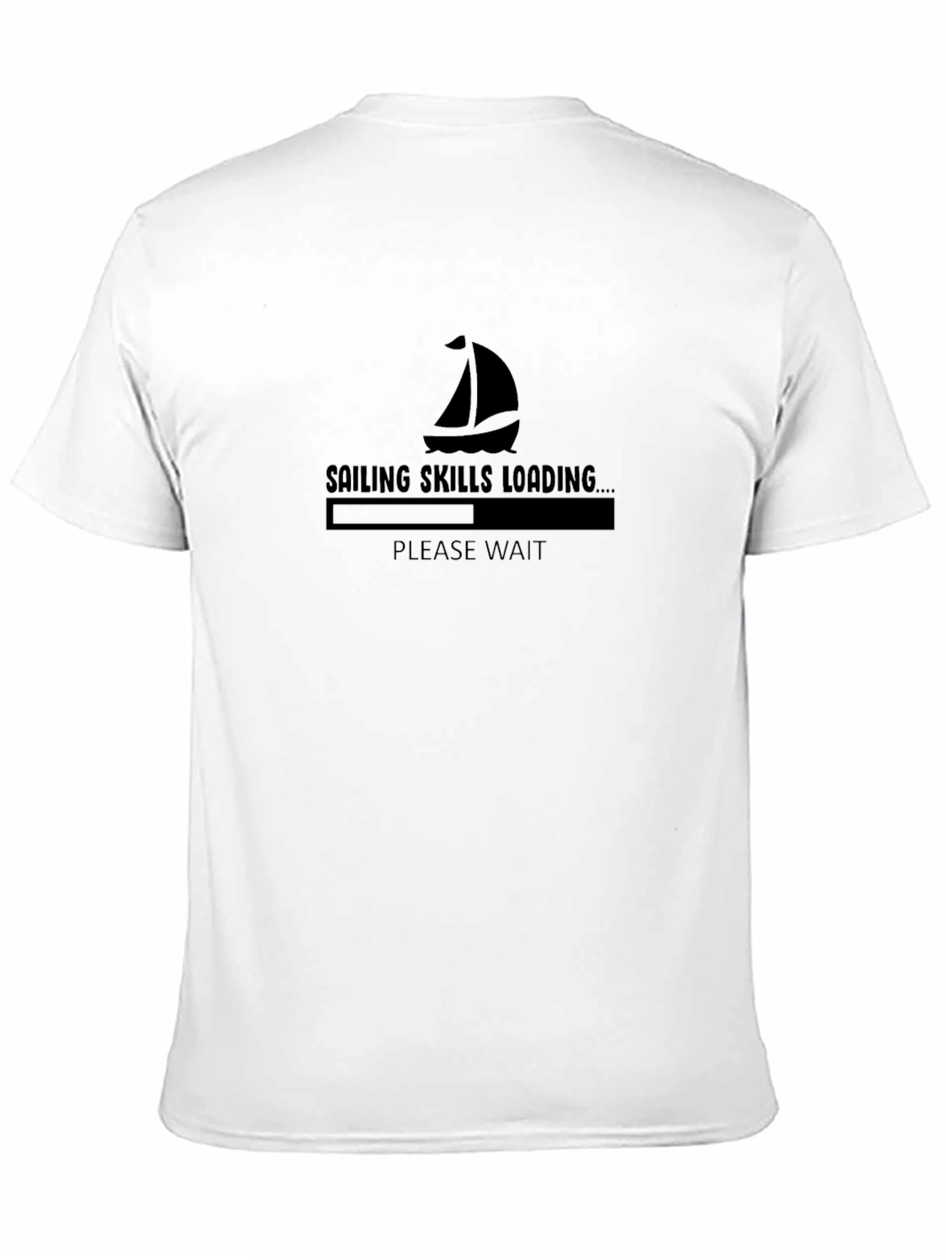Sailing Skills Loading Black T-Shirt