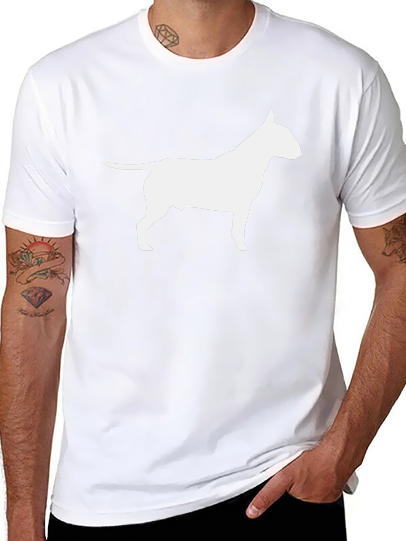 Bull Terrier Silhouette T-Shirt