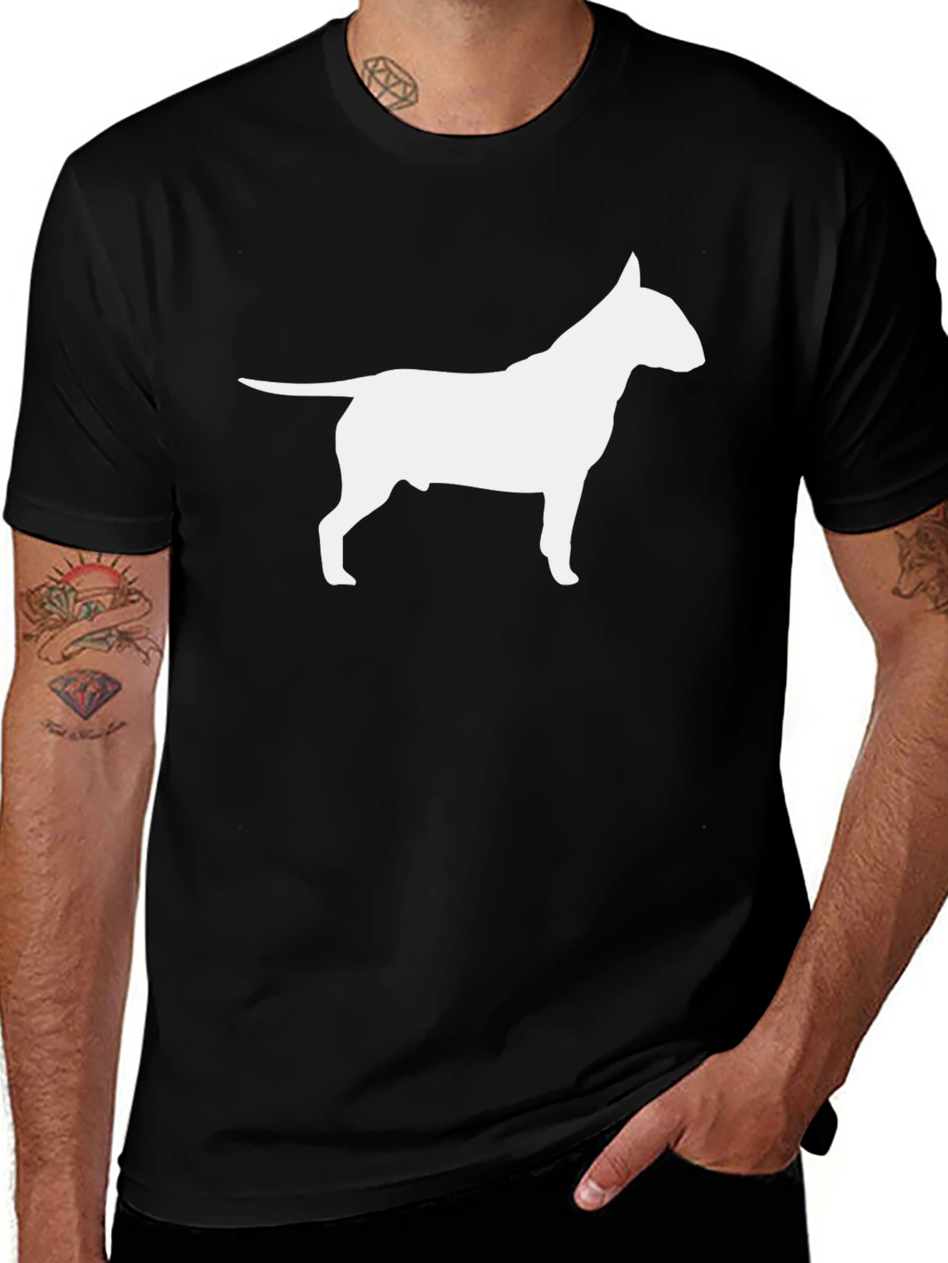 Bull Terrier Silhouette T-Shirt