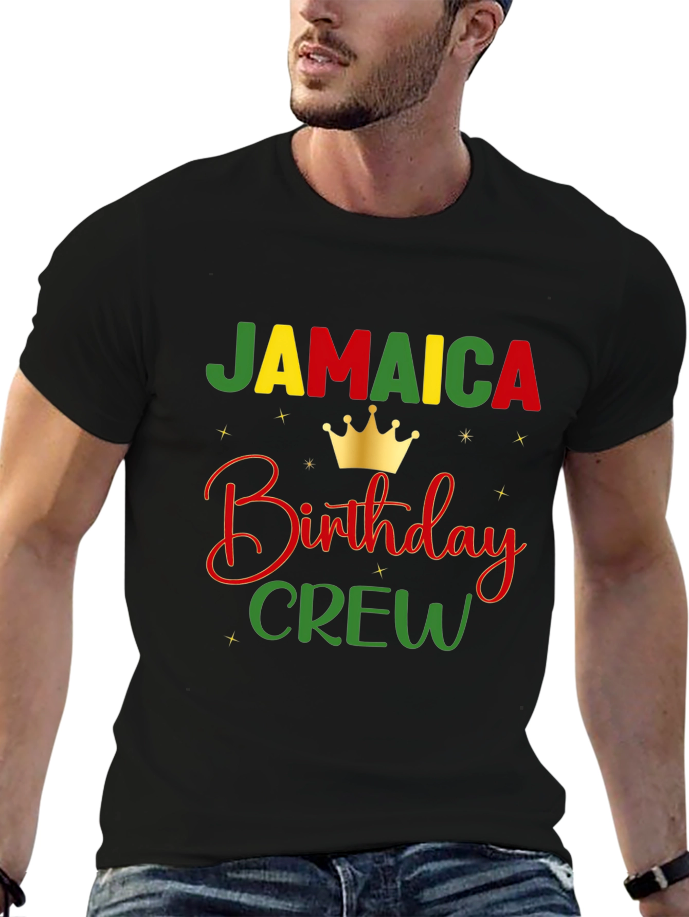 Jamaica Birthday Crew Graphic T-Shirt