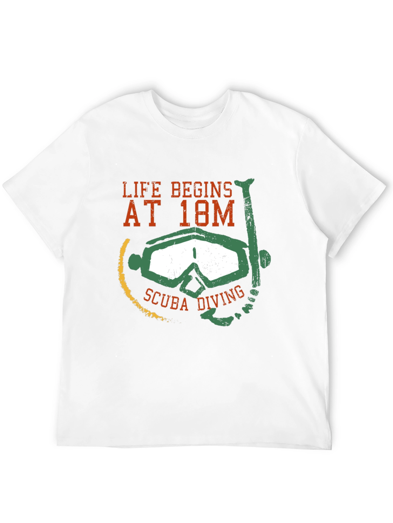 Life Begins at 18M Scuba Diving T-Shirt