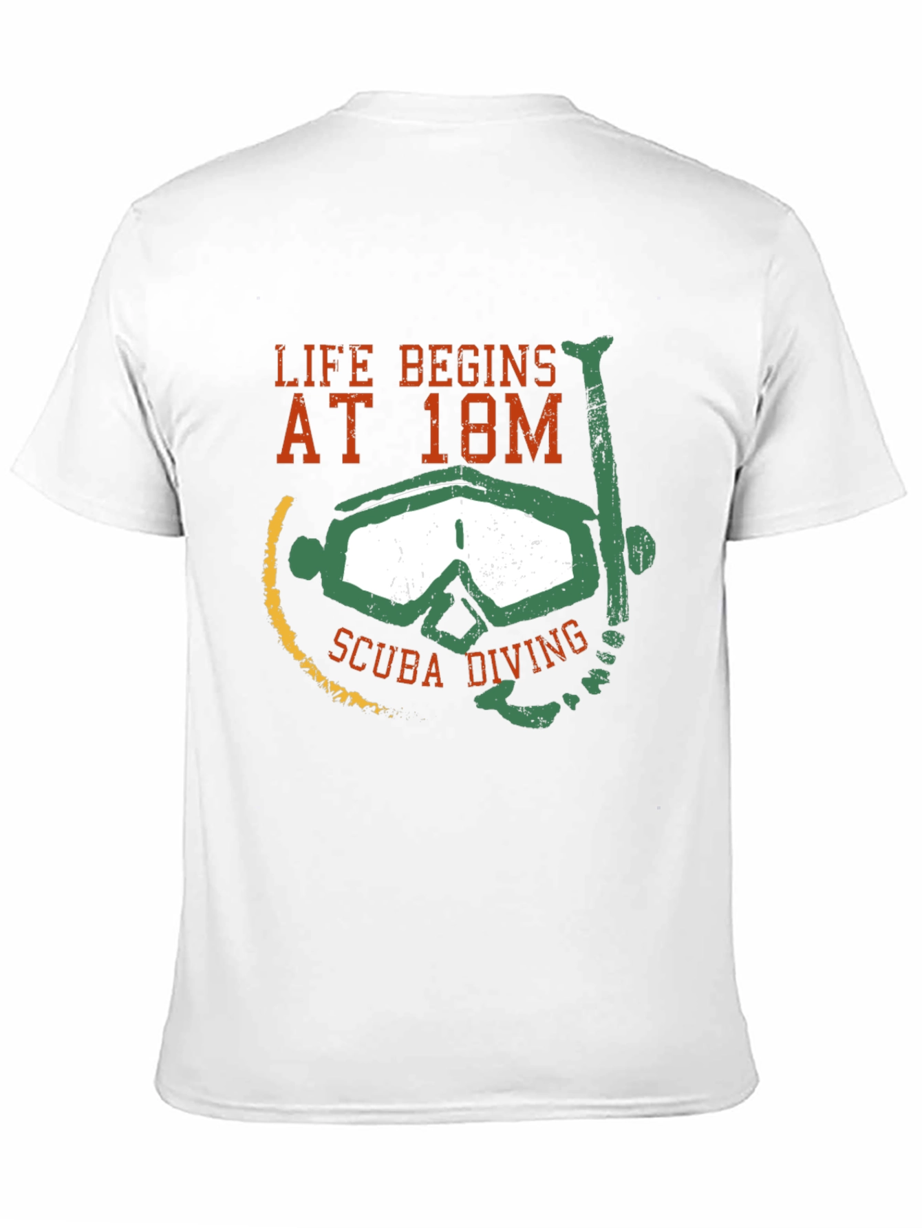 Life Begins at 18M Scuba Diving T-Shirt