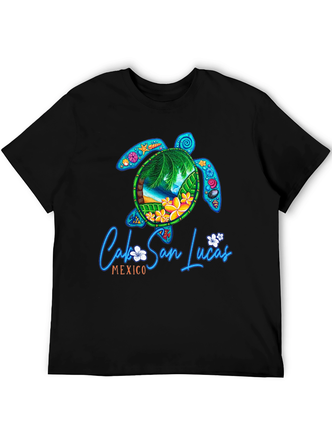 Cabo San Lucas Turtle Graphic T-Shirt