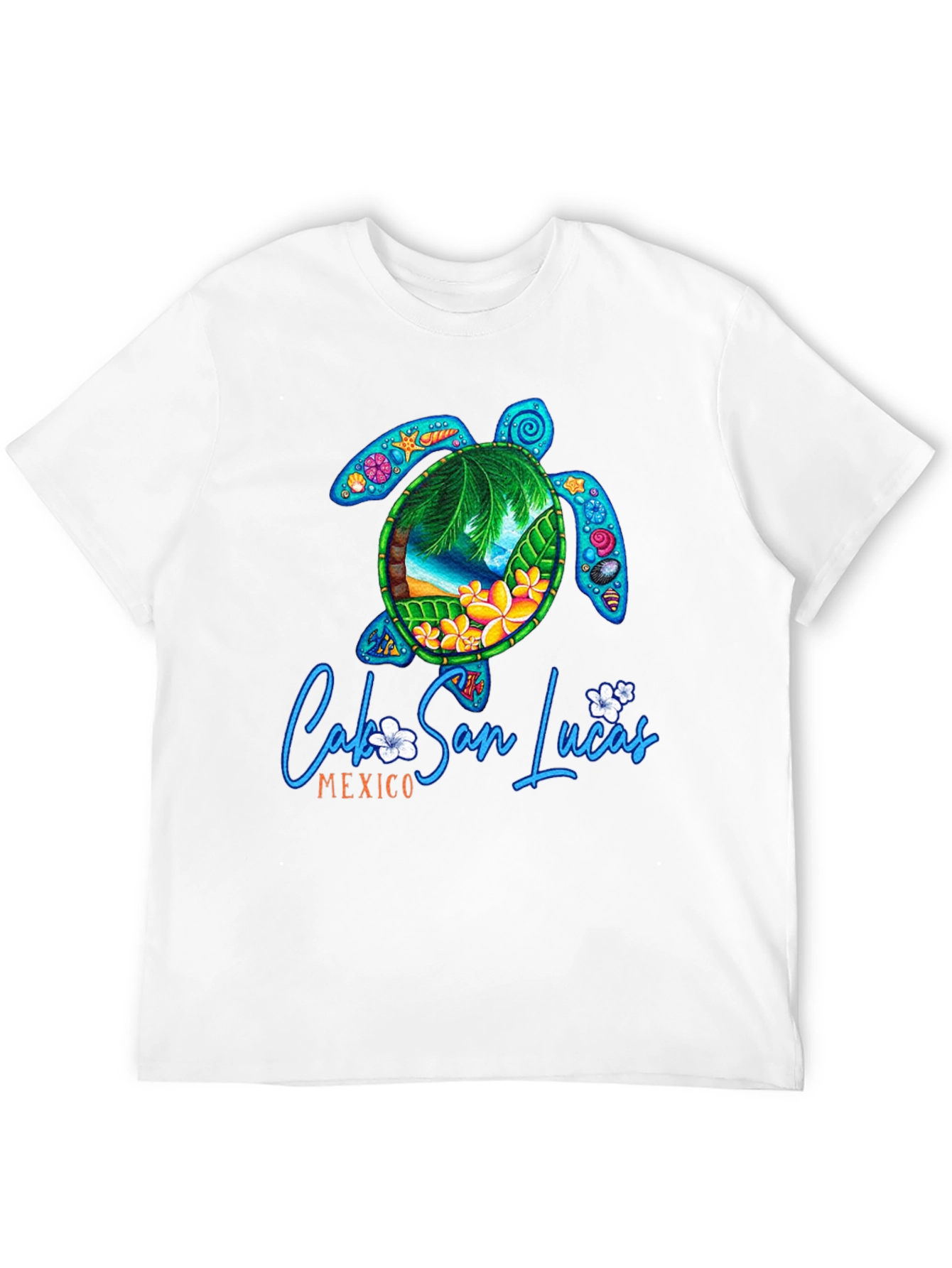 Cabo San Lucas Turtle Graphic T-Shirt