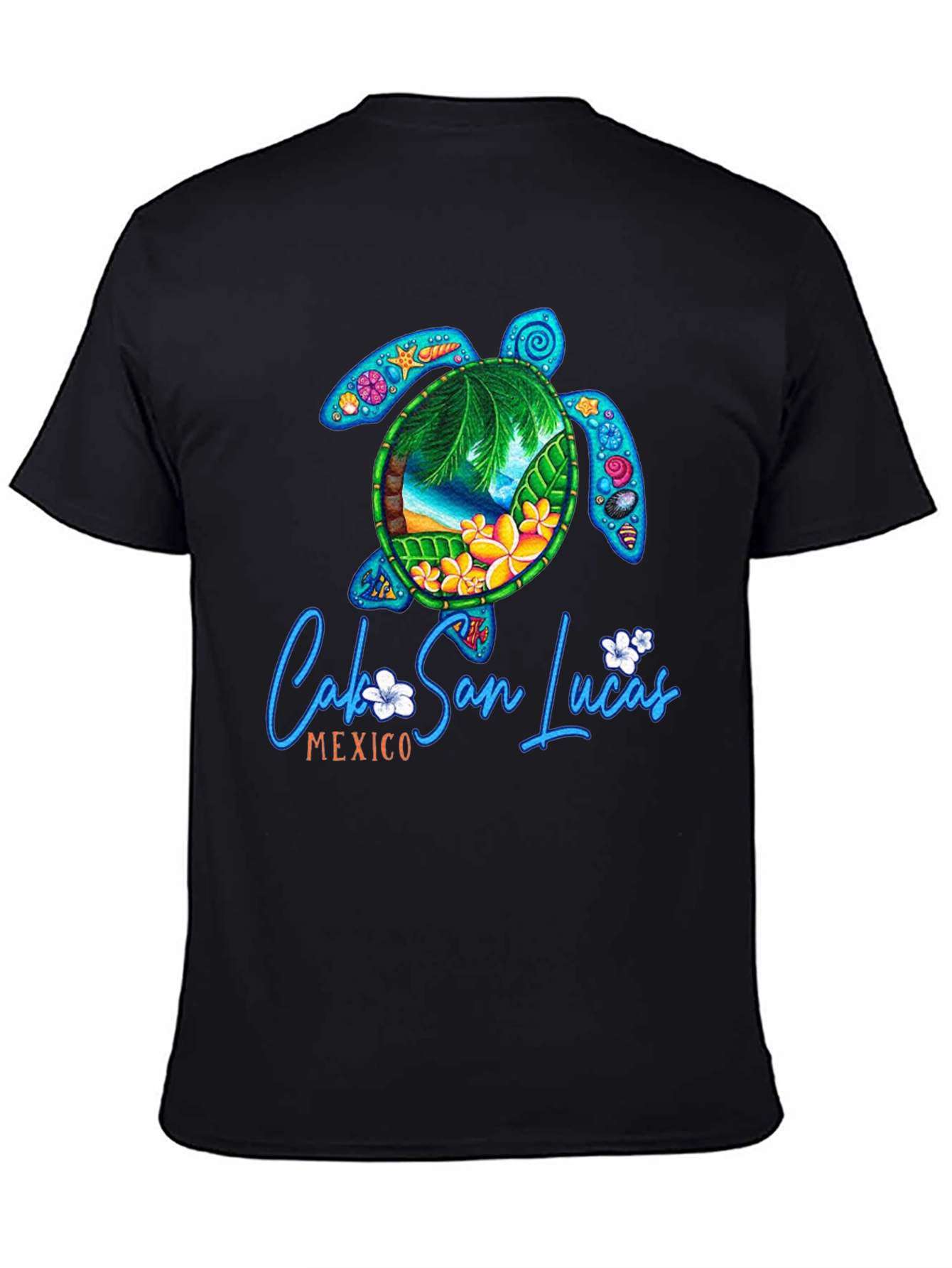 Cabo San Lucas Turtle Graphic T-Shirt