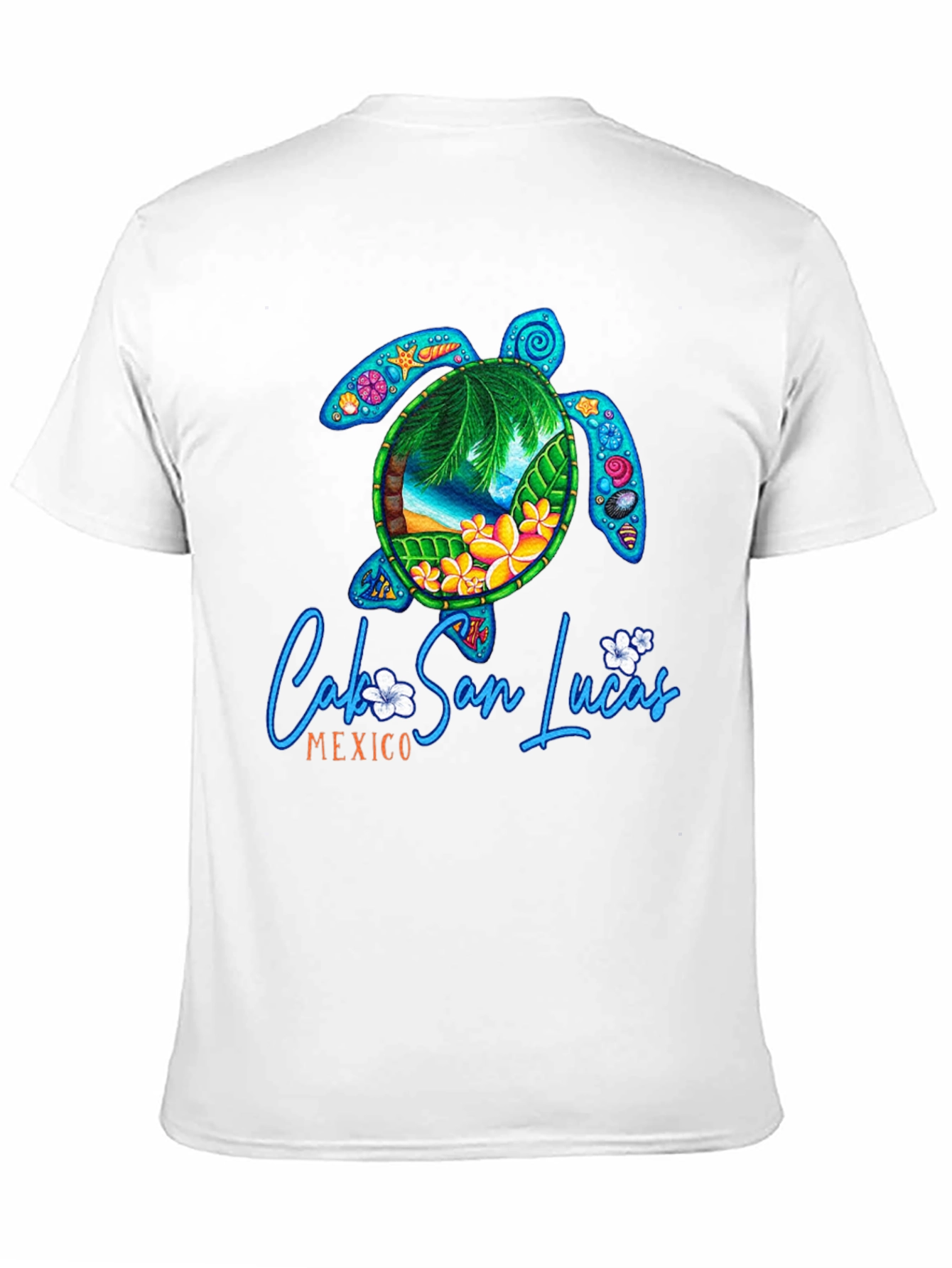Cabo San Lucas Turtle Graphic T-Shirt
