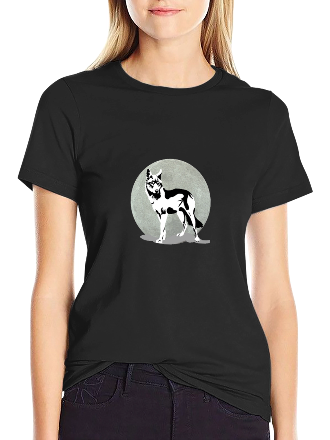 Wolf Moon Graphic Tee - Stylish & Unique