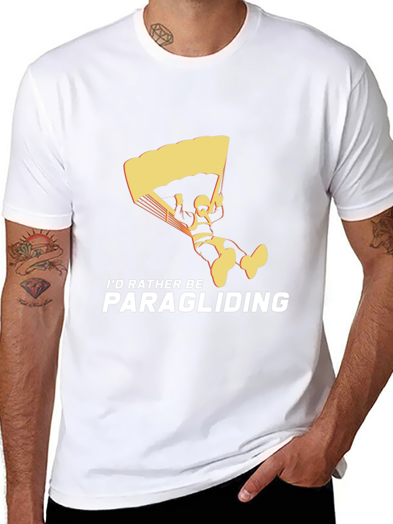 Paragliding T-Shirt - Id Rather Be