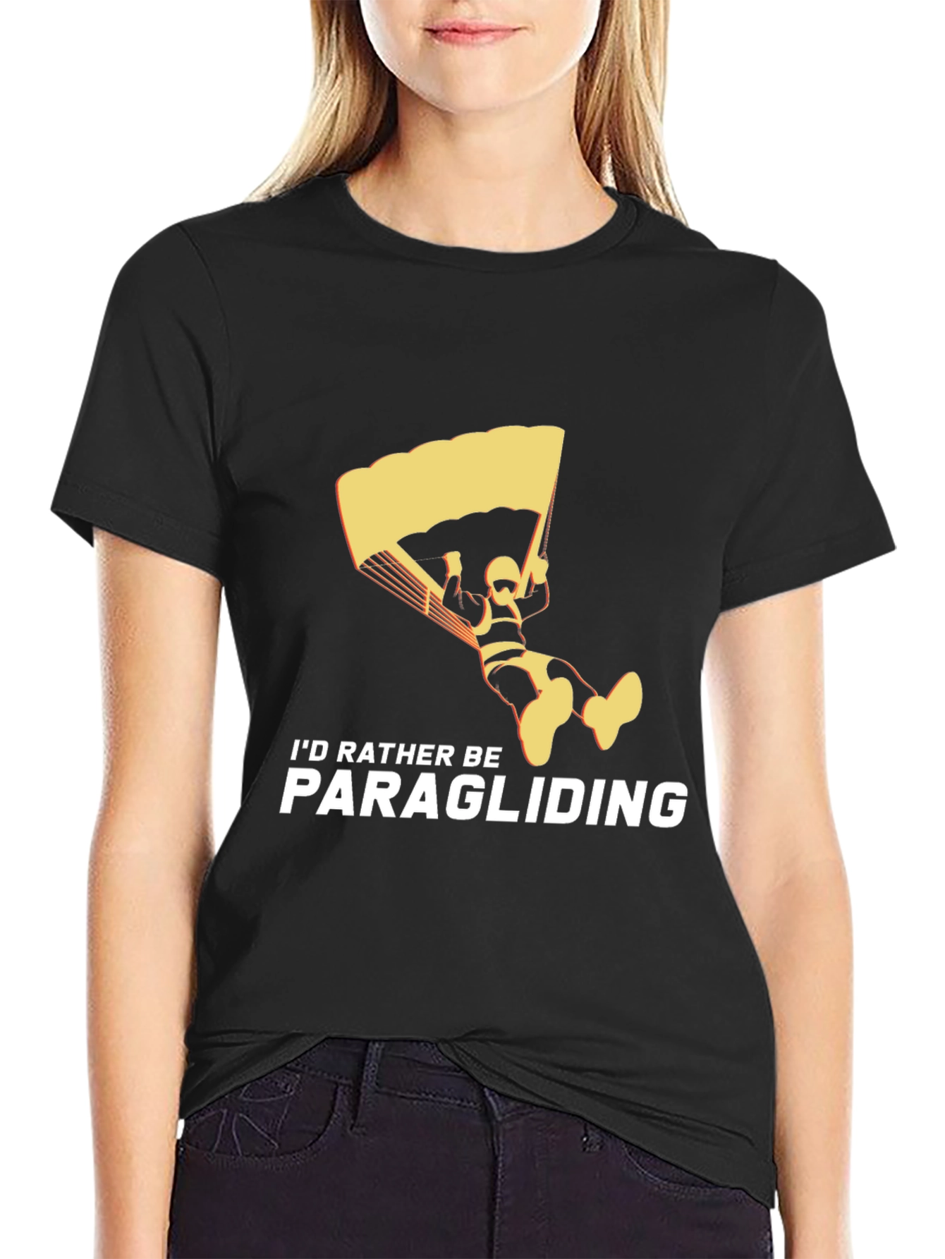 Paragliding T-Shirt - Id Rather Be