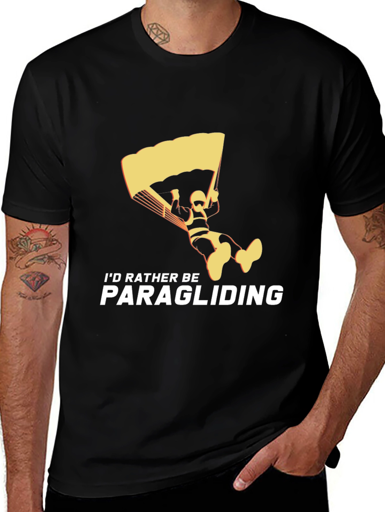 Paragliding T-Shirt - Id Rather Be