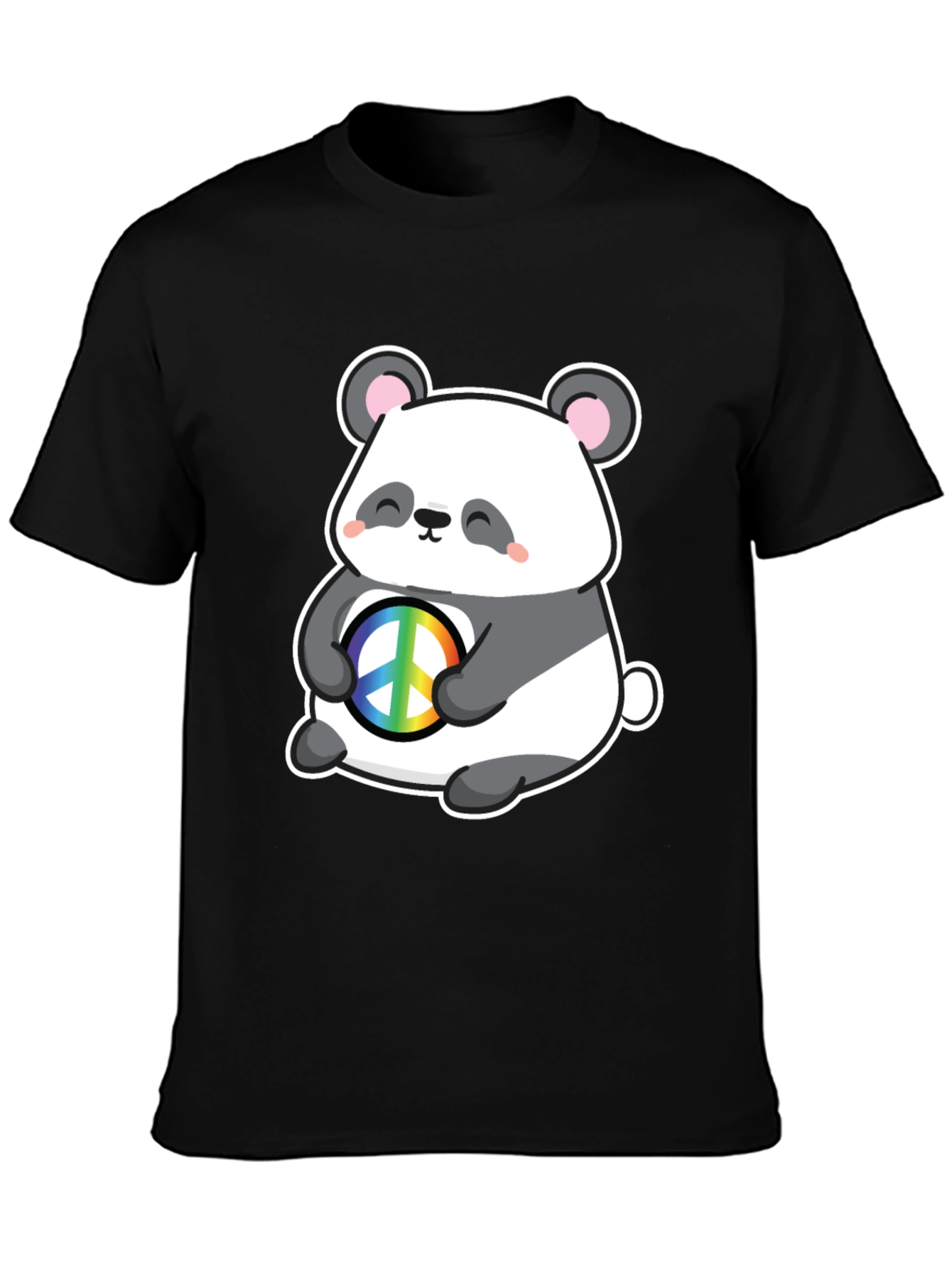 Panda Peace T-Shirt - Cute Graphic Tee