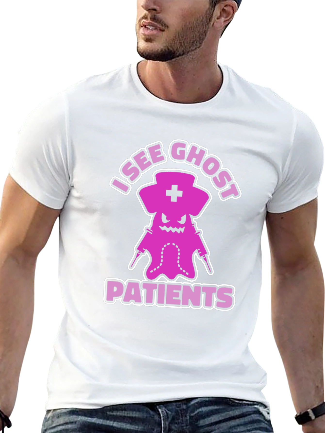 I See Ghost Patients Graphic T-Shirt