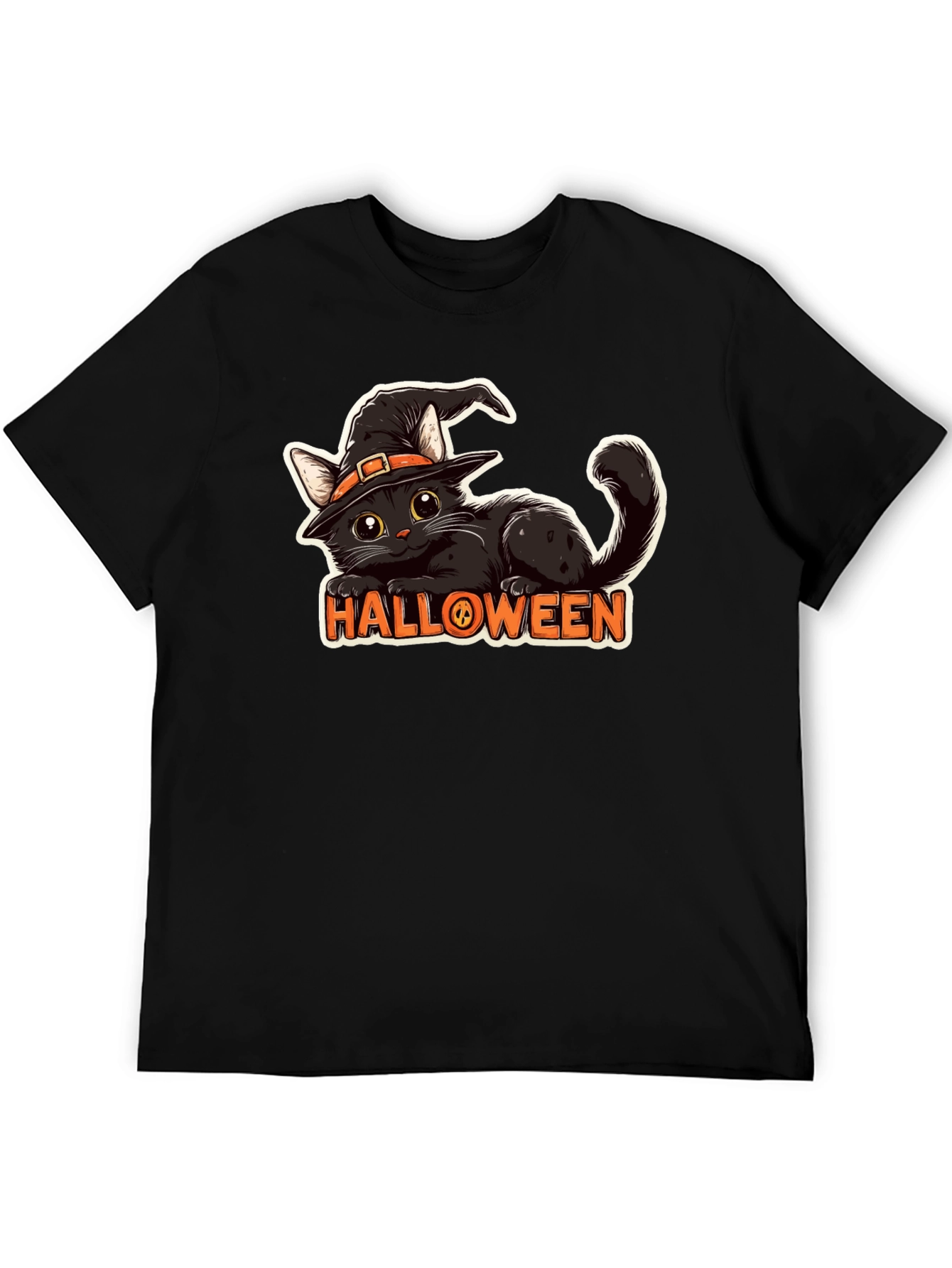 Halloween Cat T-Shirt - Spooky & Stylish!