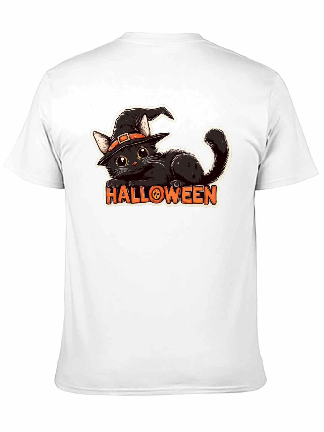 Halloween Cat T-Shirt - Spooky & Stylish!