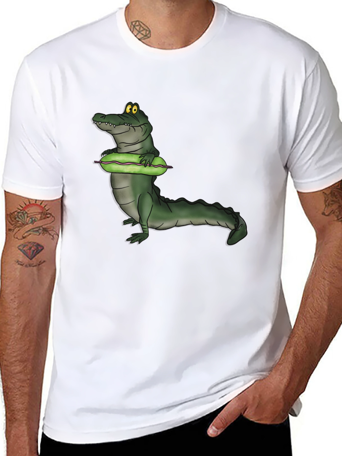 Crocodile Cucumber T-Shirt - Funny Graphic Tee