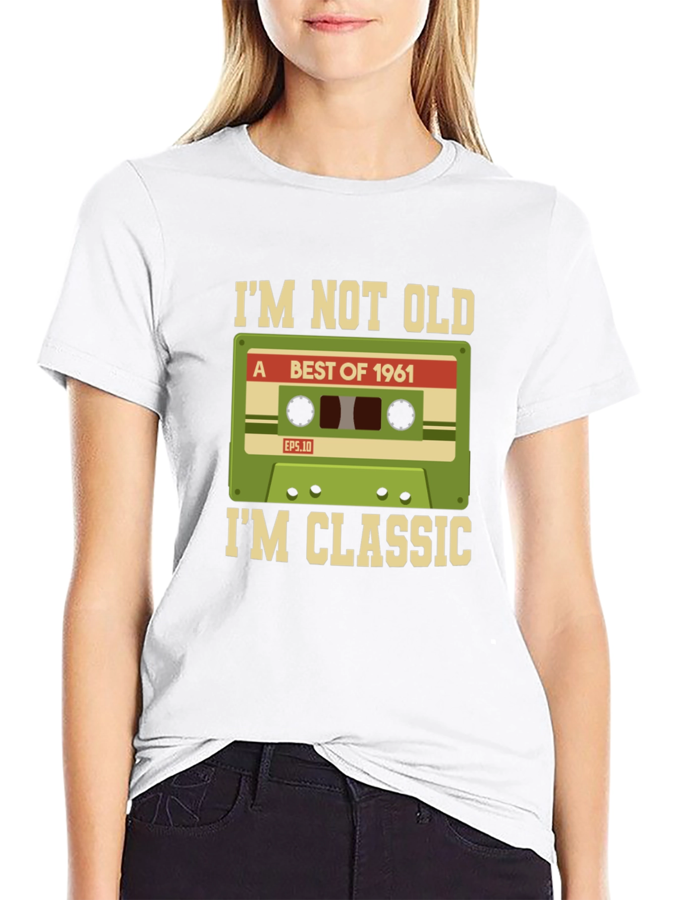 Im Not Old Im Classic 1961 Cassette Tape T-Shirt